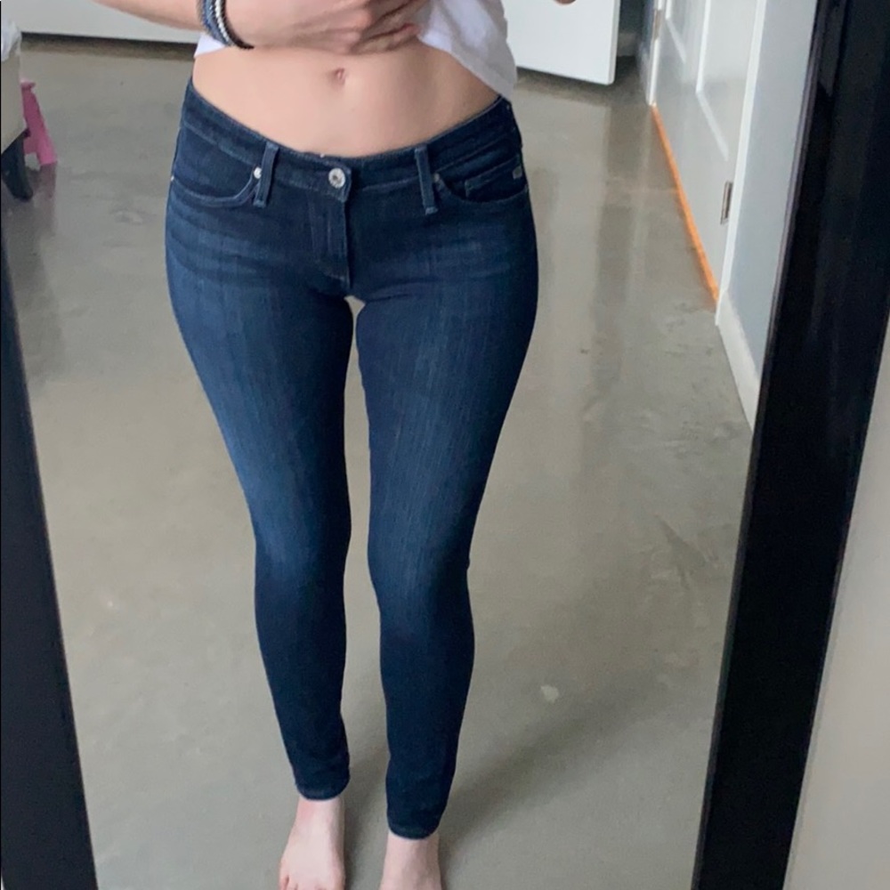 AG super skinny legging ankle jeans w/ contour 360